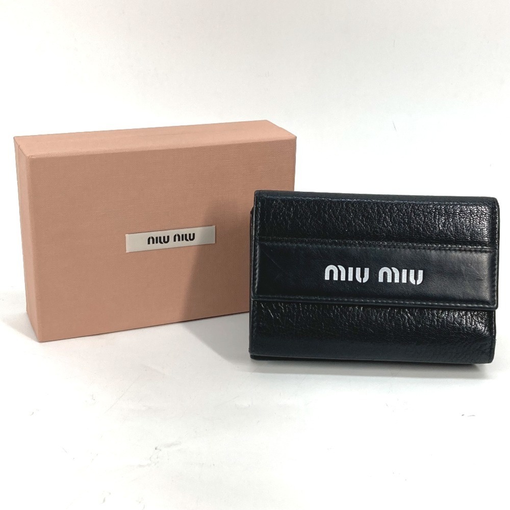 Miu Miu Miu 5ml014 Bicolor Compact Wallet Tri-Fol… - image 2
